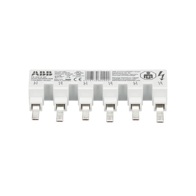 ABB 2CDL220489R1606 PS2/6/16BP Phasenschiene 2 Phasen 6Pins 16qmm