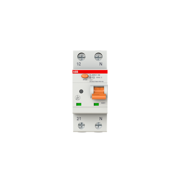ABB 2CSA275901R9105 AFDD+LS S-ARC1M-B10  10kA  1P+N  2TE Fehlerlichtbogen-Schutzeinrichtung + LS