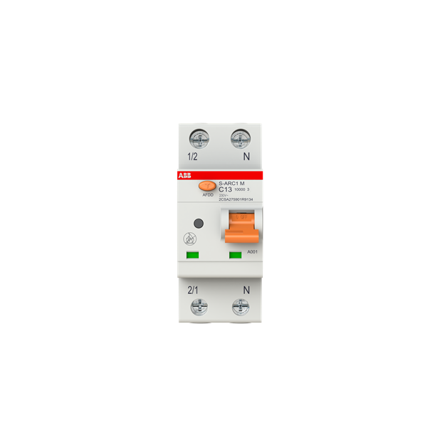 ABB 2CSA275901R9134 AFDD+LS S-ARC1M-C13  10kA  1P+N  2TE Fehlerlichtbogen-Schutzeinrichtung + LS