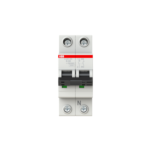 ABB 2CDS251103R0805 S201-B80NA Sicherungsautomat B-Charakteristik  6kA  80A  1P +NA