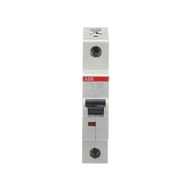 ABB 2CDS251001R0101 S201-D10 Sicherungsautomat D-Charakteristik  6 kA  10 A  1P