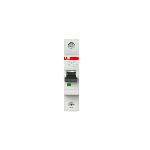 ABB 2CDS251001R0081 S201-D8 Sicherungsautomat D-Charakteristik  6 kA  8 A  1P