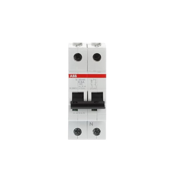 ABB 2CDS251103R0377 S201-K6NA Sicherungsautomat K-Charakteristik  6 kA  6 A  1P+NA