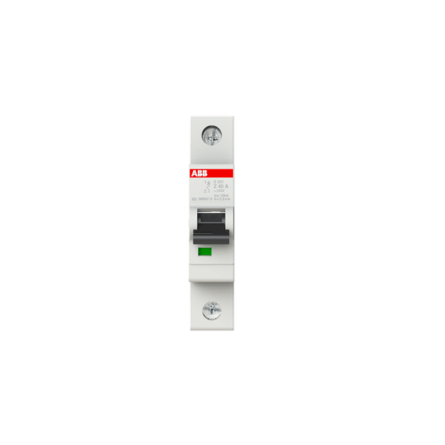 ABB 2CDS251001R0558 S201-Z40 Sicherungsautomat Z-Charakteristik  6 kA  40 A  1P