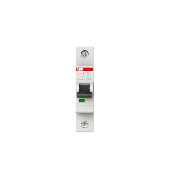 ABB 2CDS251001R0578 S201-Z50 Sicherungsautomat Z-Charakteristik  6 kA  50 A  1P