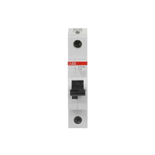 ABB 2CDS271001R0084 S201M-C8 Sicherungsautomat C-Charakteristik  10 kA  8 A  1P