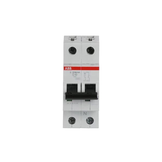 ABB 2CDS271103R0101 S201M-D10NA Sicherungsautomat D-Charakteristik  10 kA  10 A  1P+NA