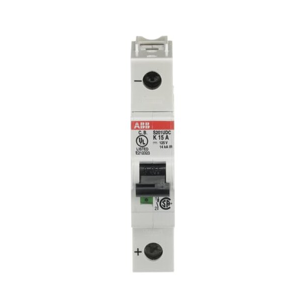 ABB 2CDS271517R0457 S201UDC-K15 Sicherungsautomat K-Charakteristik  14 kA  15 A  1P