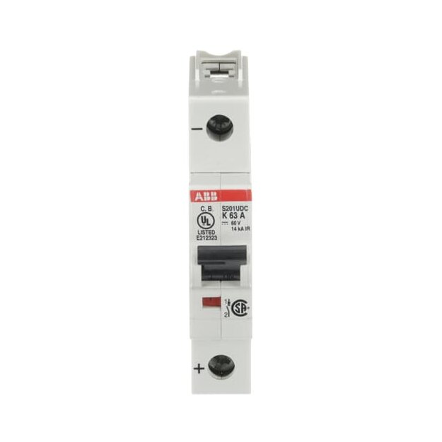 ABB 2CDS271517R0607 S201UDC-K63 Sicherungsautomat K-Charakteristik  14 kA  63 A  1P