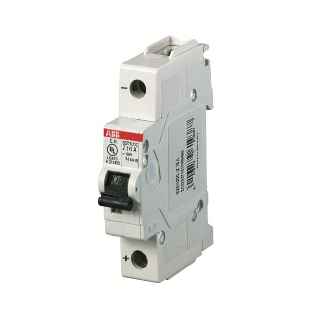 ABB 2CDS271517R0258 S201UDC-Z1.6 Sicherungsautomat Z-Charakteristik  14 kA  1.6 A  1P
