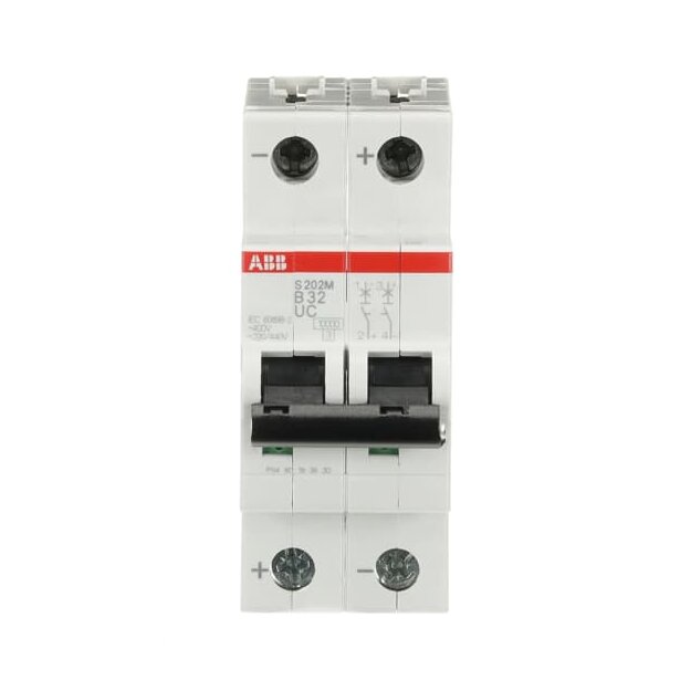 ABB 2CDS272061R0325 S202M-B32UC Sicherungsautomat B-Charakteristik  10 kA  32 A  2P