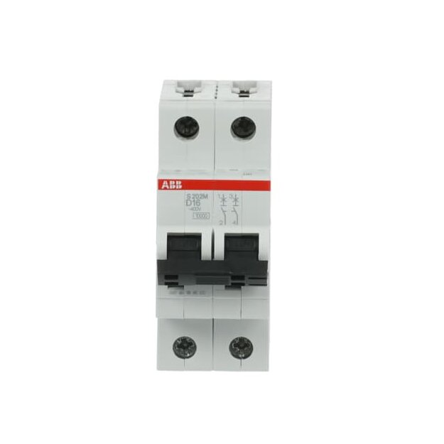 ABB 2CDS272001R0161 S202M-D16 Sicherungsautomat D-Charakteristik  10 kA  16 A  2P