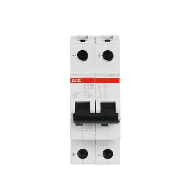 ABB 2CDS272061R0087 S202M-K0.2UC Sicherungsautomat K-Charakteristik  10 kA  0.2 A  2P