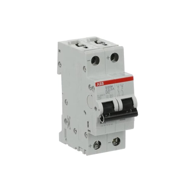 ABB 2CDS272061R0158 S202M-Z0.5UC Sicherungsautomat Z-Charakteristik  10 kA  0.5 A  2P