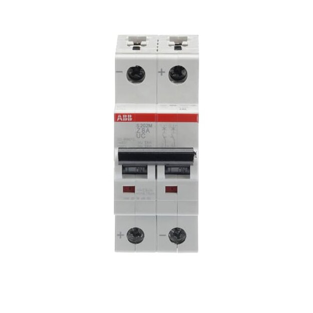 ABB 2CDS272061R0408 S202M-Z8UC Sicherungsautomat Z-Charakteristik  10 kA  8 A  2P