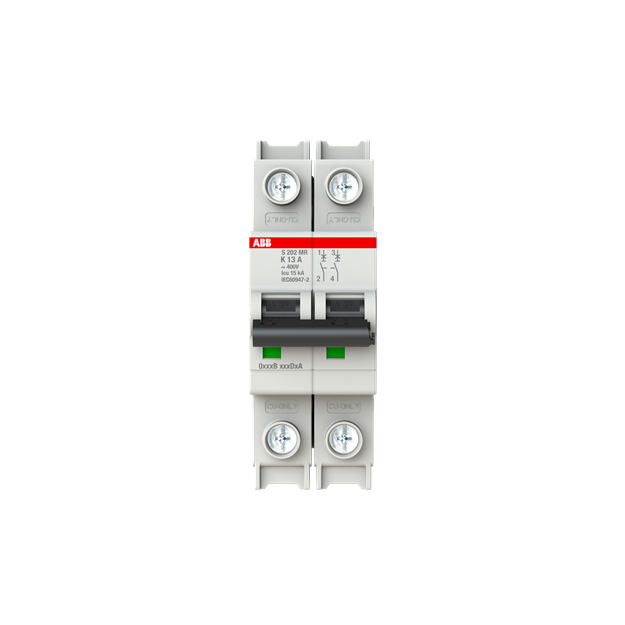 ABB 2CDS272437R0447 S202MR-K13 Sicherungsautomat K-Charakteristik  10kA  13A  2P  RTT