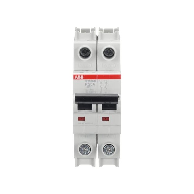 ABB 2CDS272437R0487 S202MR-K20 Sicherungsautomat K-Charakteristik  10kA  20A  2P  RTT