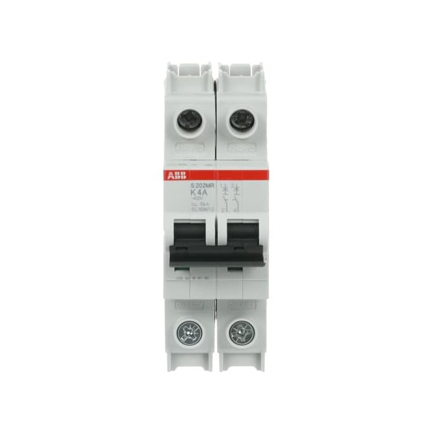 ABB 2CDS272437R0337 S202MR-K4 Sicherungsautomat K-Charakteristik  10kA  4A  2P  RTT