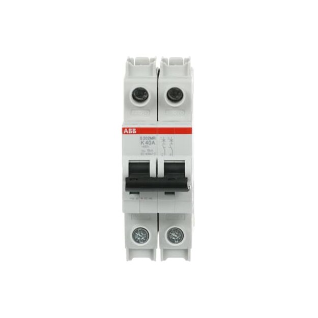 ABB 2CDS272437R0557 S202MR-K40 Sicherungsautomat K-Charakteristik  10kA  40A  2P  RTT