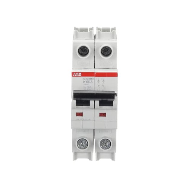 ABB 2CDS272437R0587 S202MR-K60 Sicherungsautomat K-Charakteristik  10kA  60A  2P  RTT
