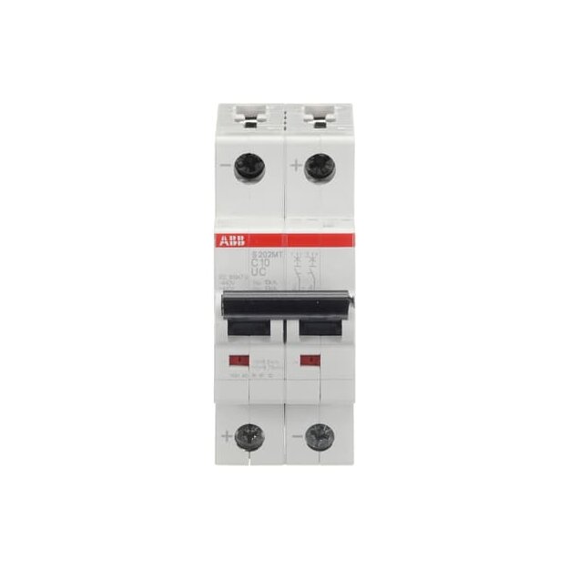 ABB 2CDS272065R0104 S202MT-C10UC Sicherungsautomat C-Charakteristik  10kA  10A  2P
