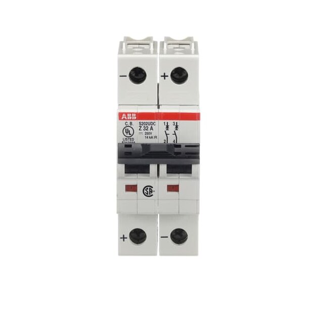 ABB 2CDS272517R0538 S202UDC-Z32 Sicherungsautomat Z-Charakteristik  14 kA  32 A  2P  UL489