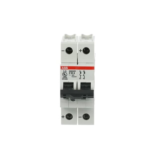 ABB 2CDS272517R0578 S202UDC-Z50 Sicherungsautomat Z-Charakteristik  14 kA  50 A  2P  UL489