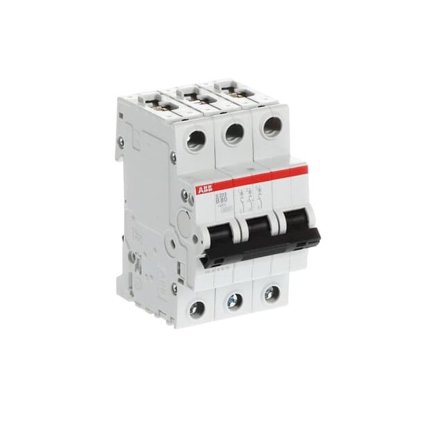 ABB 2CDS253001R0805 S203-B80 Sicherungsautomat B-Charakteristik  6kA  80A  3P