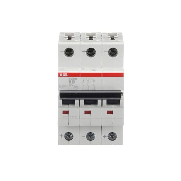 ABB 2CDS273061R0105 S203M-B10UC Sicherungsautomat B-Charakteristik  10 kA  10 A  3P
