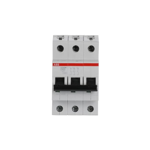 ABB 2CDS273001R0631 S203M-D63 Sicherungsautomat D-Charakteristik  10 kA  63 A  3P