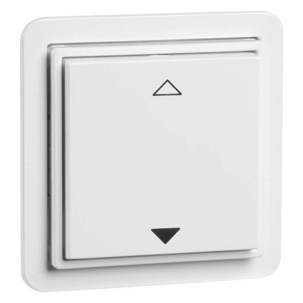 Peha 00200213 EnOcean Easyclick-Wandsender STANDARD 2 Kanal Reinweiß Symbol AUF und AB