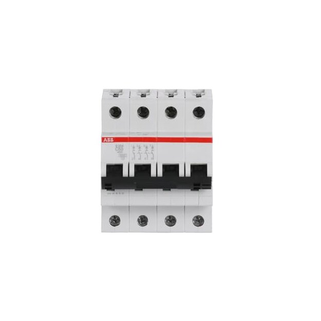 ABB 2CDS254001R0504 S204-C50 Sicherungsautomat C-Charakteristik  6 kA  50 A  4P