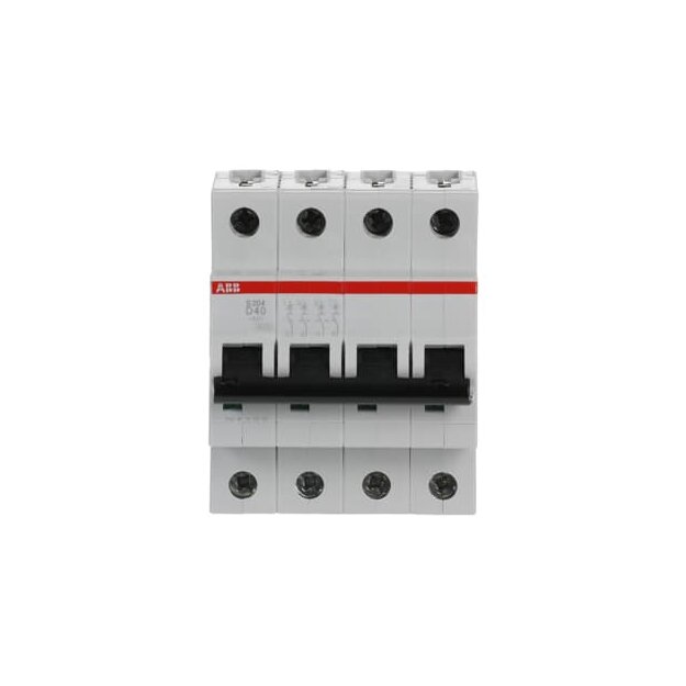 ABB 2CDS254001R0401 S204-D40 Sicherungsautomat D-Charakteristik  6 kA  40 A  4P
