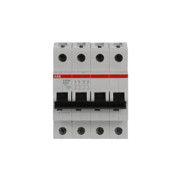 ABB 2CDS274001R0505 S204M-B50 Sicherungsautomat B-Charakteristik  10 kA  50 A  4P