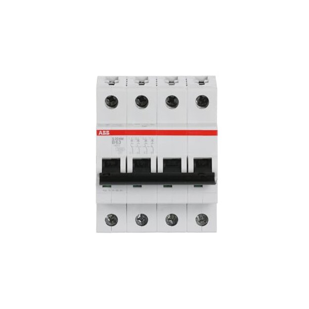 ABB 2CDS274001R0635 S204M-B63 Sicherungsautomat B-Charakteristik  10 kA  63 A  4P