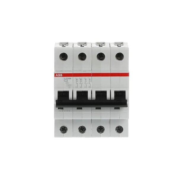 ABB 2CDS274001R0024 S204M-C2 Sicherungsautomat C-Charakteristik  10 kA  2 A  4P
