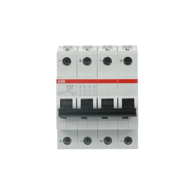 ABB 2CDS274061R0404 S204M-C40UC Sicherungsautomat C-Charakteristik  10 kA  40 A  4P