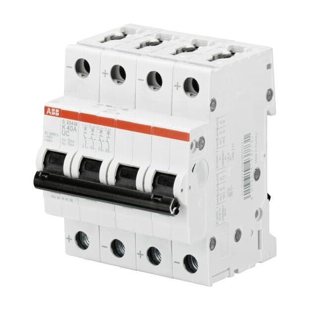 ABB 2CDS274061R0517 S204M-K25UC Sicherungsautomat K-Charakteristik  10 kA  25 A  4P