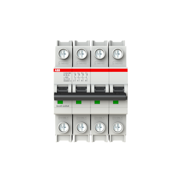ABB 2CDS274437R0547 S204MR-K35 Sicherungsautomat K-Charakteristik  10kA  35A  4P  RTT