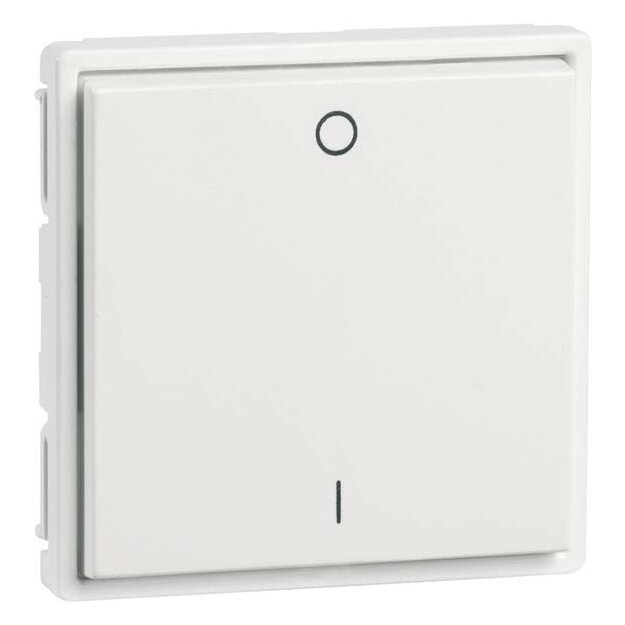 Peha 00320213 EnOcean Easyfit Wandsender 55 x 55mm 2 Kanal Reinweiß mit Bedruckung I/O