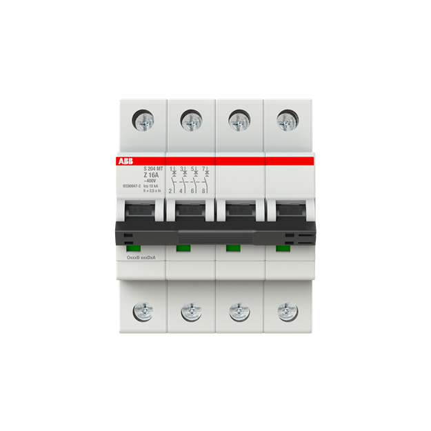 ABB 2CDS274445R0468 S204MT-Z16 Sicherungsautomat Z-Charakteristik  10kA  16A  4P