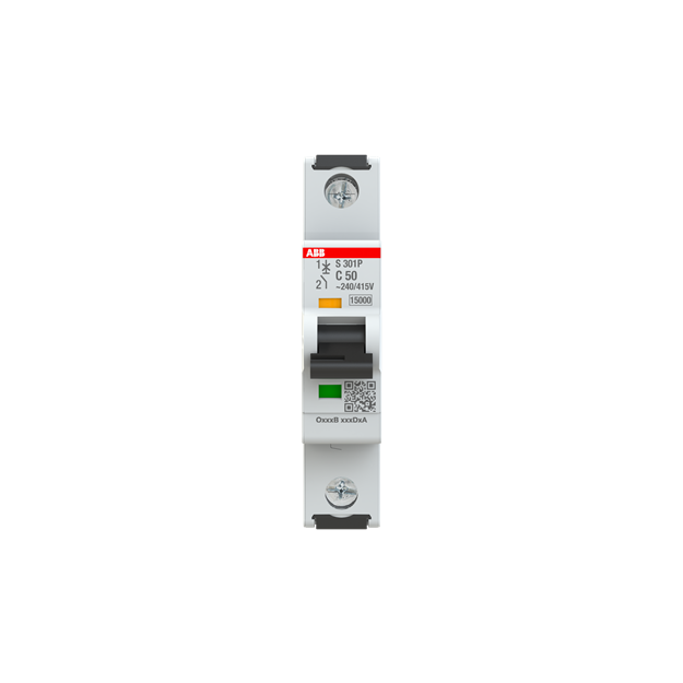 ABB 2CDS381001R0504 S301P-C50 Sicherungsautomat C-Charakteristik  25kA  50A  1P