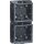 Peha 00906994 Einbaudose 2-fach Alu-Guss Einbautiefe bis 75 mm