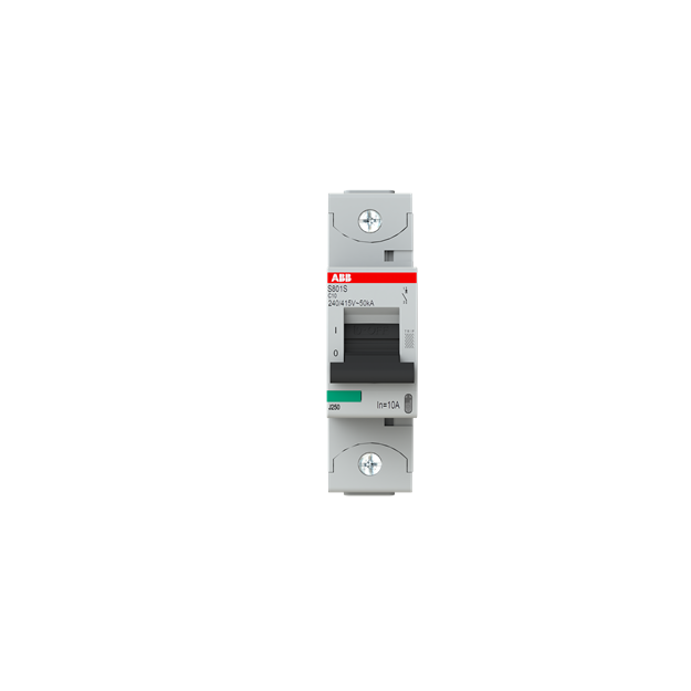 ABB 2CCS861001R0104 S801S-C10 Hochleistungssicherungsautomat 10A C 400VAC=Icu 50kA 690VAC=Icu6kA 1P