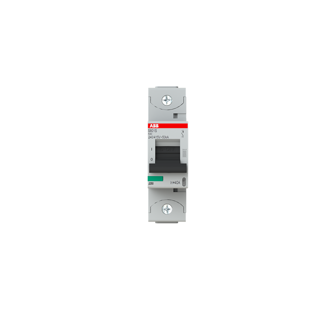 ABB 2CCS861001R0557 S801S-K40 Hochleistungssicherungsautomat  40A K 400VAC=Icu 50kA 690VAC=Icu6kA 1P