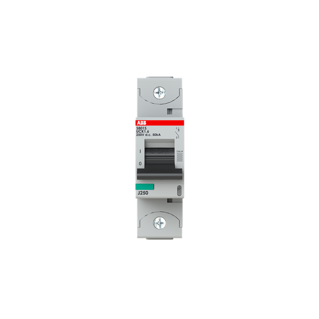 ABB 2CCF019981R0001 S801S-UCK1.6 Hochleistungssicherungsautomat 1.6A K 250VDC=Icu 50kA  1P