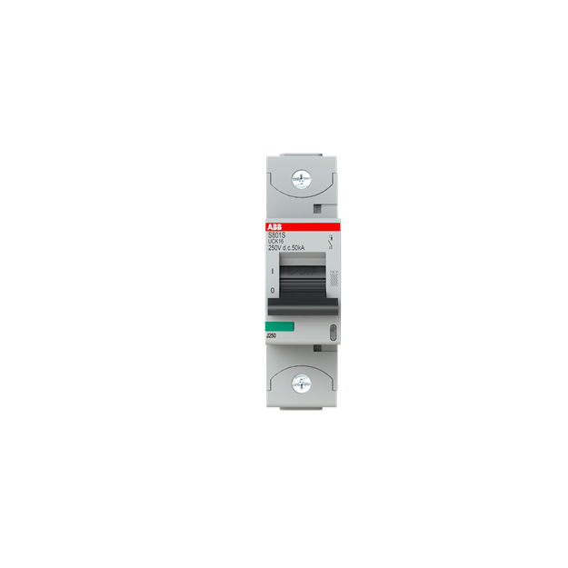 ABB 2CCS861001R1467 S801S-UCK16 Hochleistungssicherungsautomat 16A K 250VDC=Icu 50kA 1P