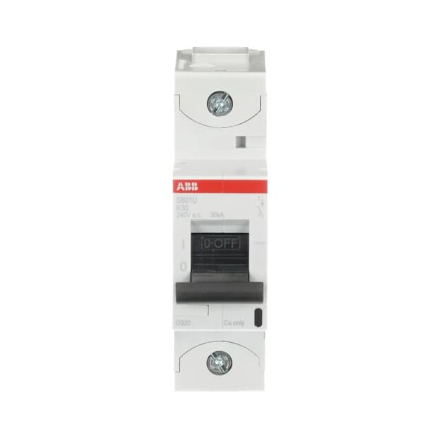 ABB 2CCS881017R0527 S801U-K30 Hochleistungssicherungsautomat  30A K 240VAC=Icu 30kA 1P  UL 489