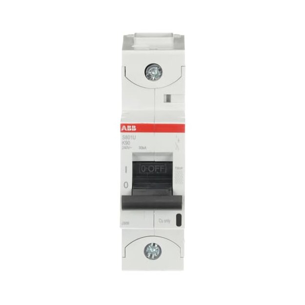 ABB 2CCS881017R0907 S801U-K90 Hochleistungssicherungsautomat  90A K 240VAC=Icu 30kA 1P  UL 489