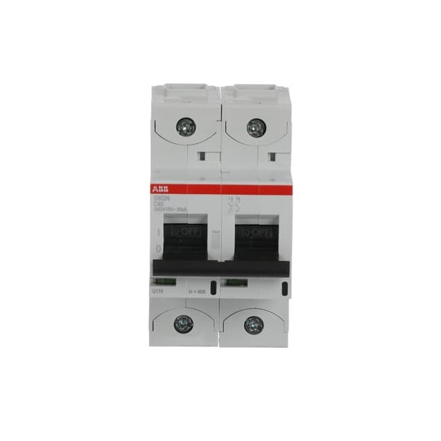 ABB 2CCS892001R0404 S802N-C40 Hochleistungssicherungsautomat  40A C 400VAC=Icu 36kA 690VAC=Icu 4 5kA